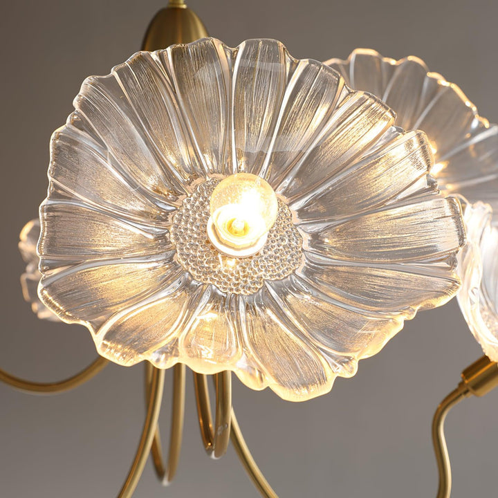 Frond Glass Chandelier