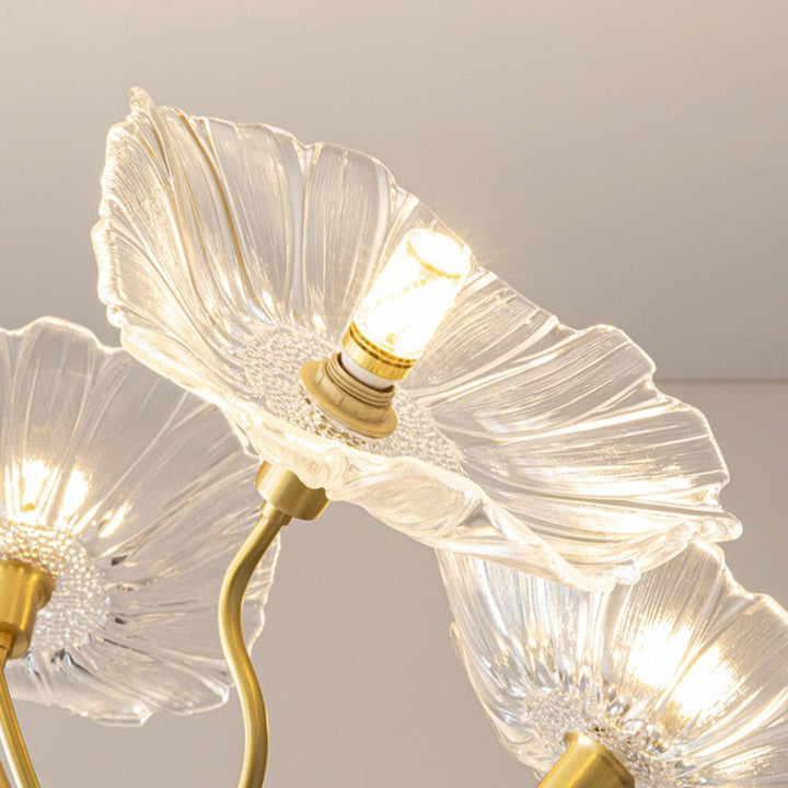 Frond Glass Chandelier