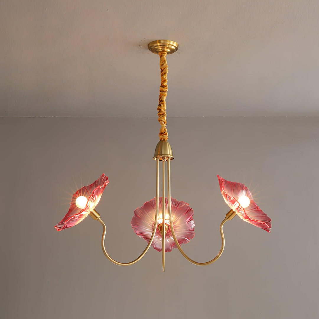 Frond Glass Chandelier