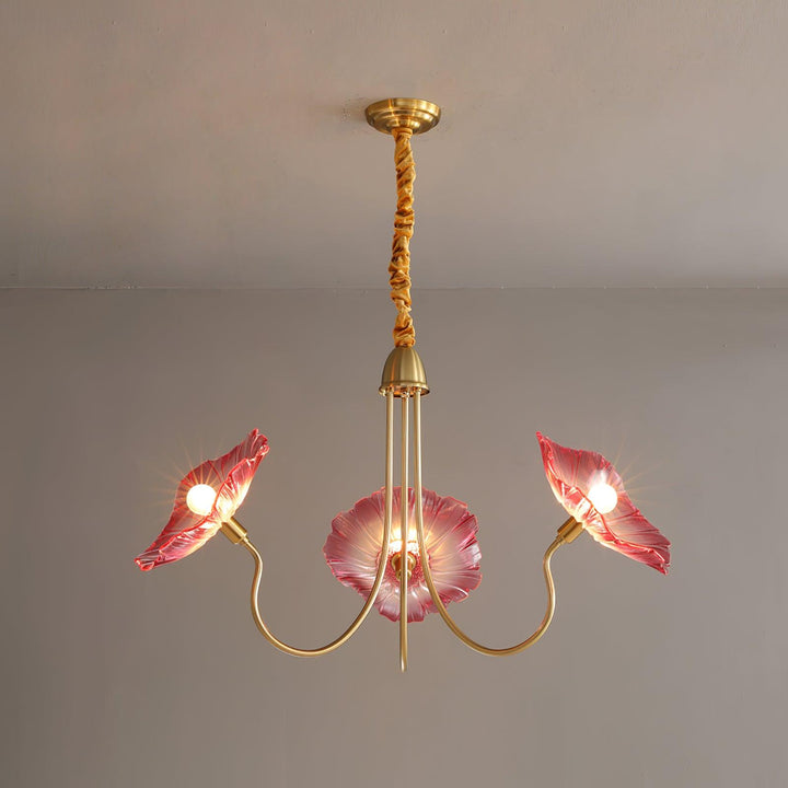 Frond Glass Chandelier