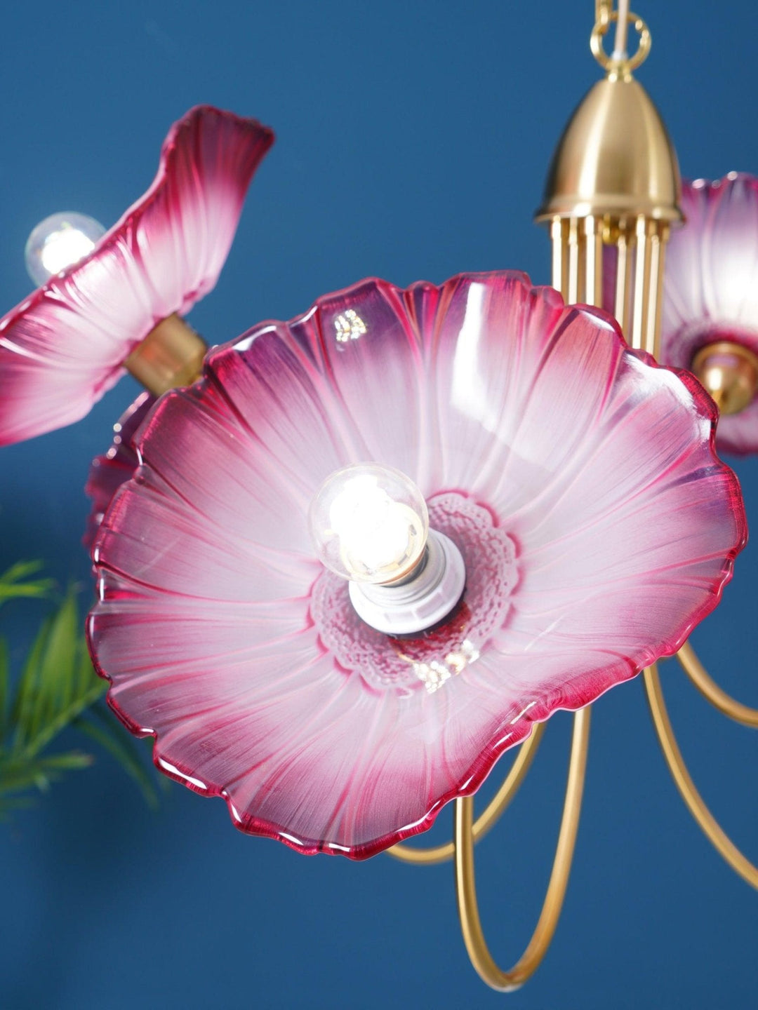 Frond Glass Chandelier