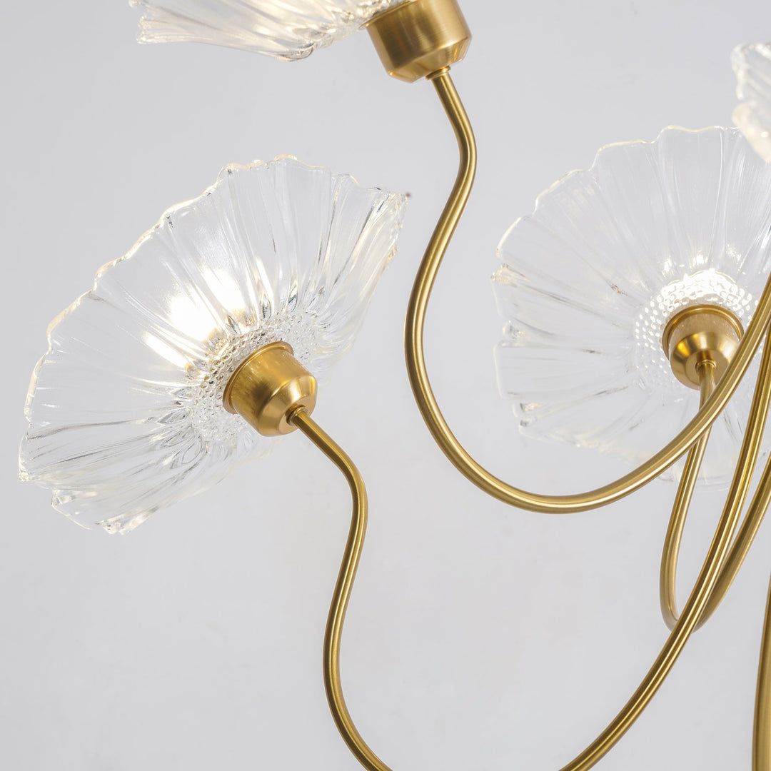 Frond Glass Chandelier