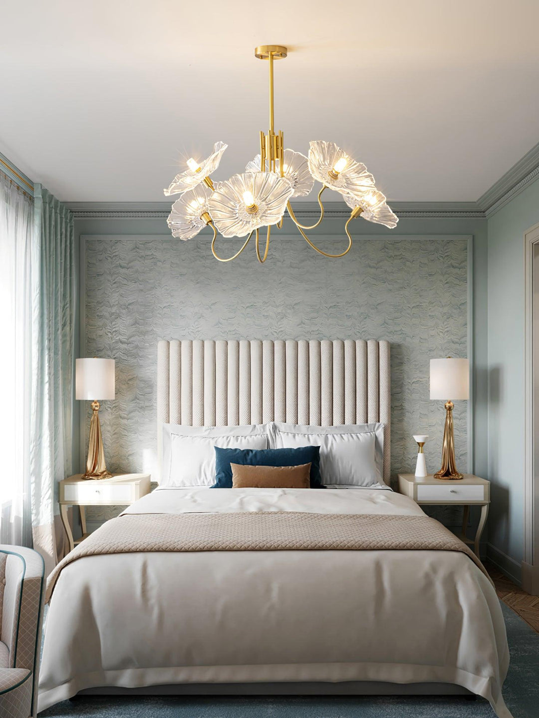 Frond Glass Chandelier