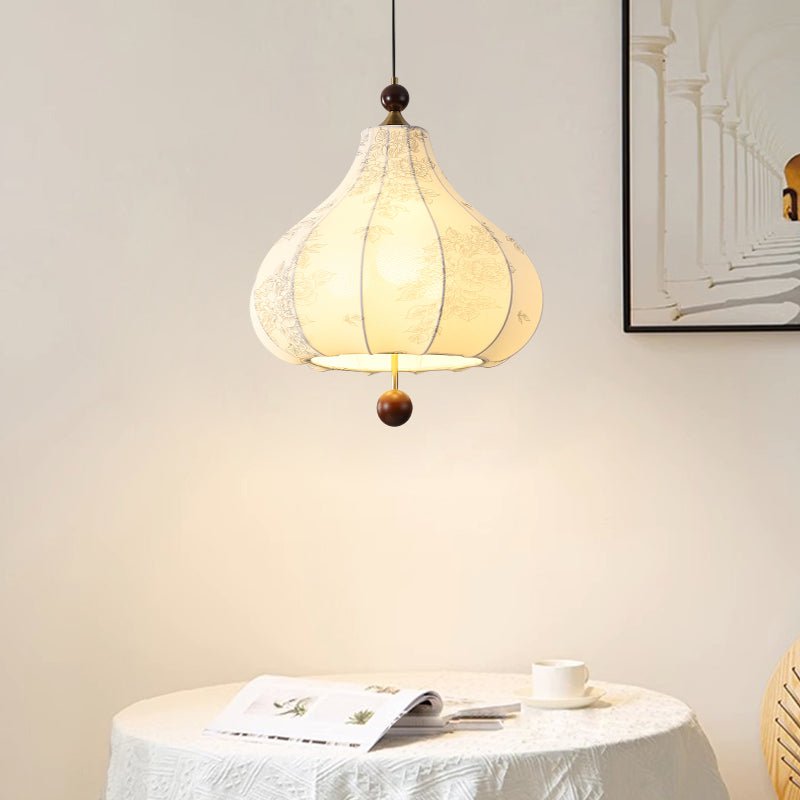 Linen Bloom Pendant Light