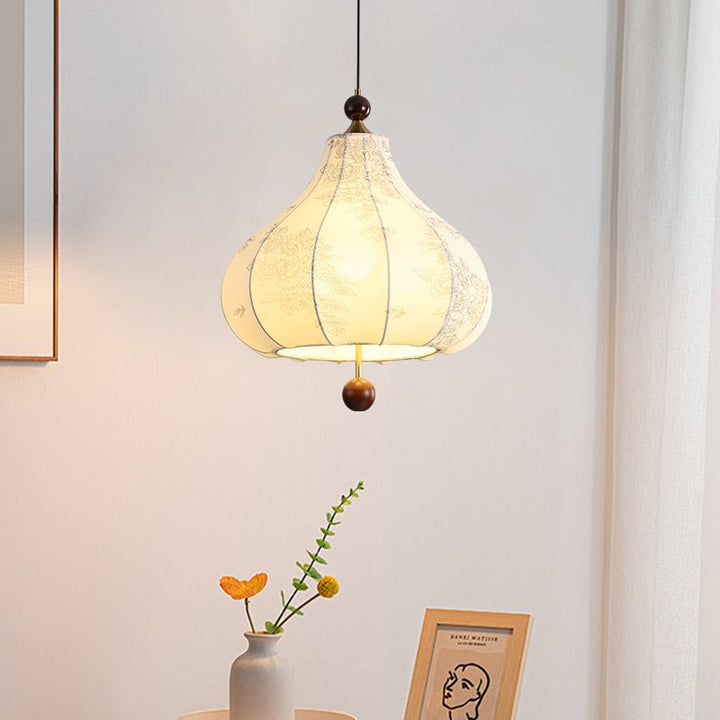 Linen Bloom Pendant Light