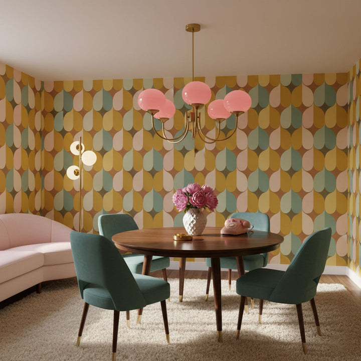 Blush Globe Chandelier