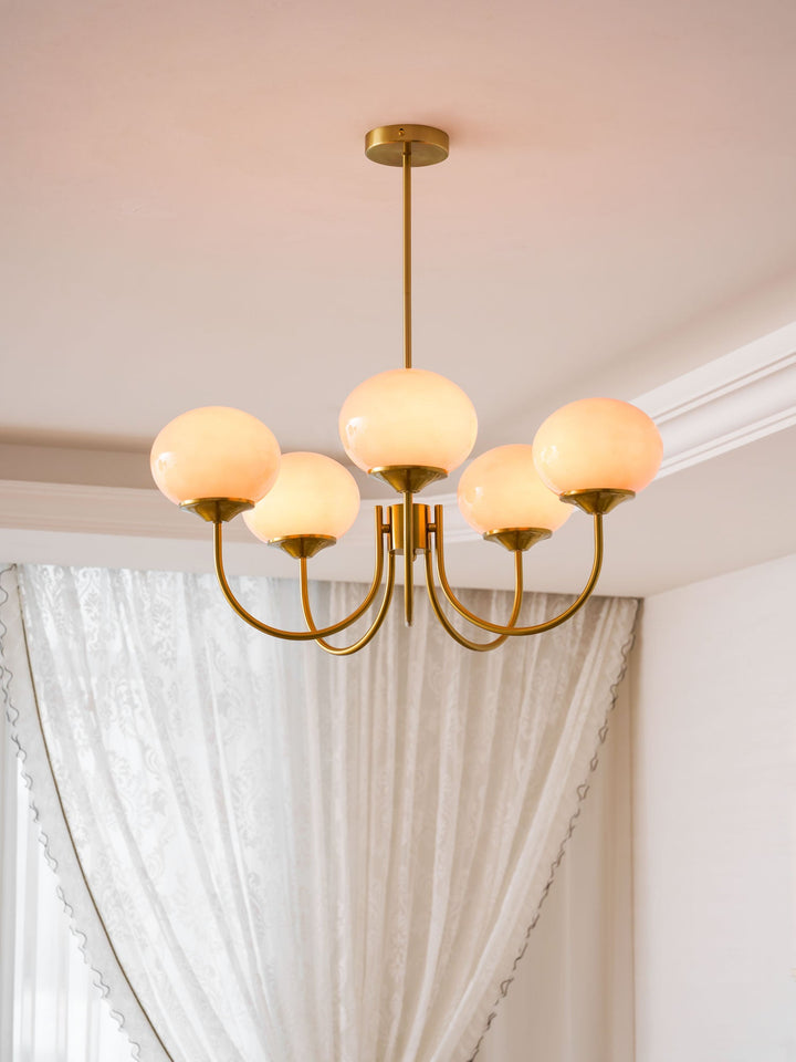 Blush Globe Chandelier