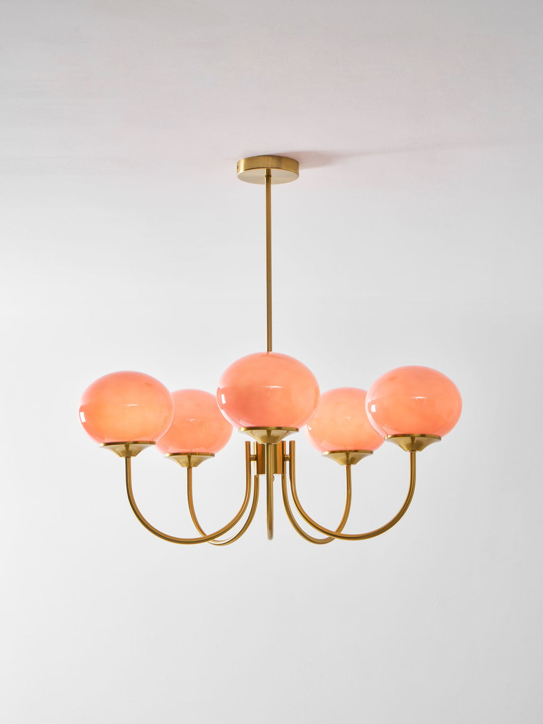 Blush Globe Chandelier