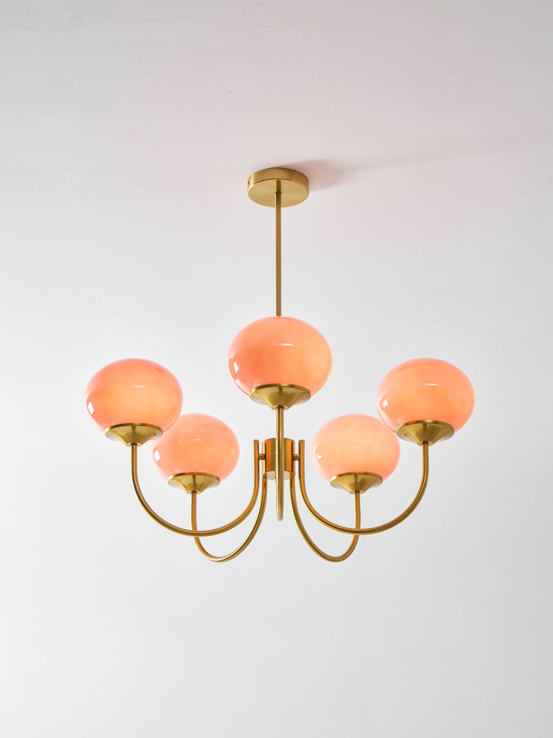 Blush Globe Chandelier