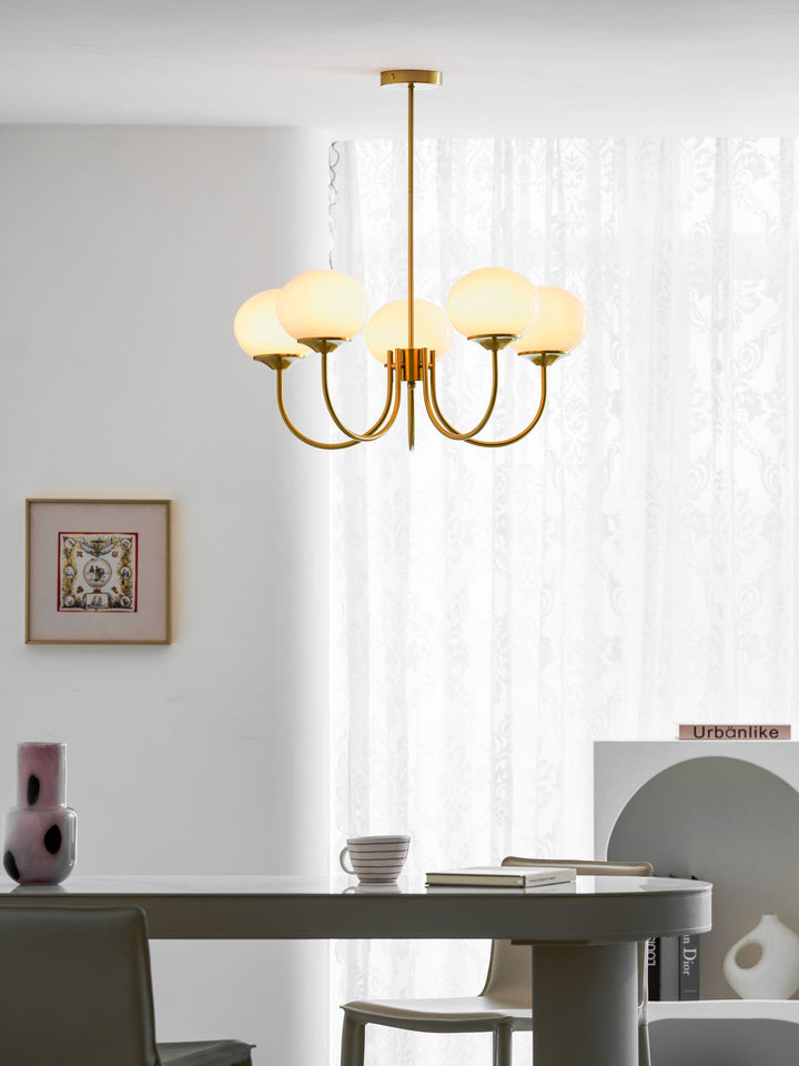 Blush Globe Chandelier
