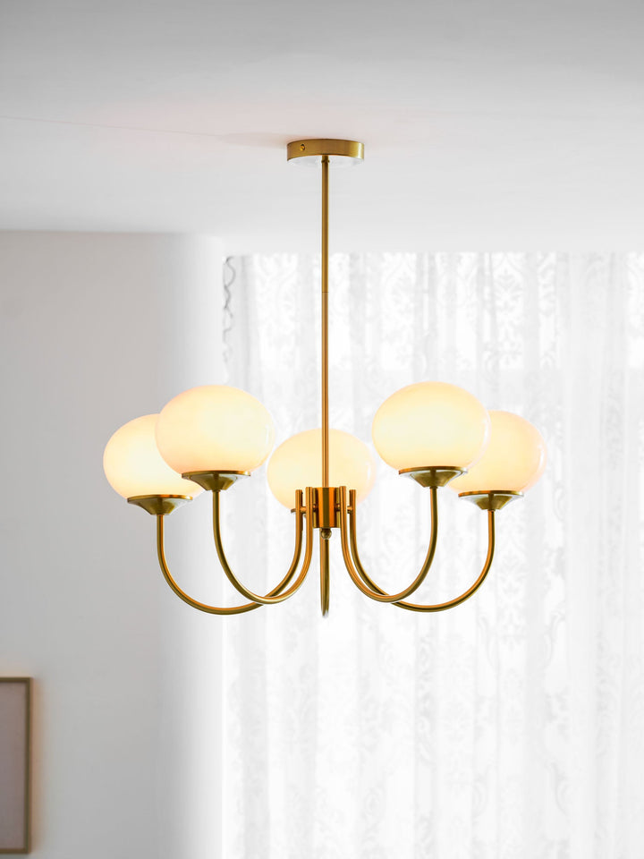 Blush Globe Chandelier