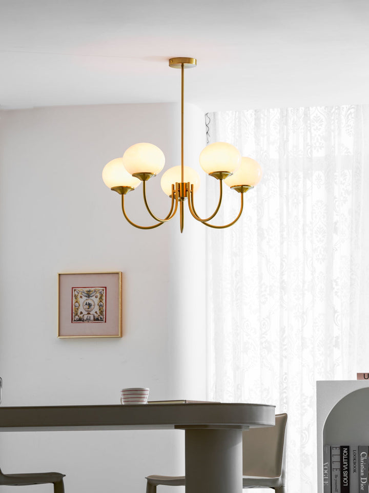 Blush Globe Chandelier