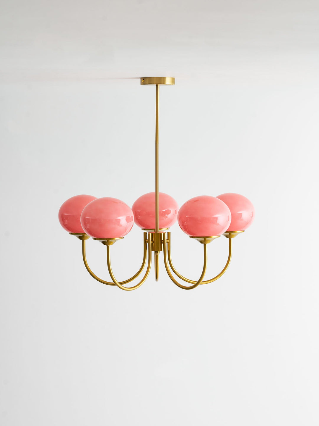 Blush Globe Chandelier