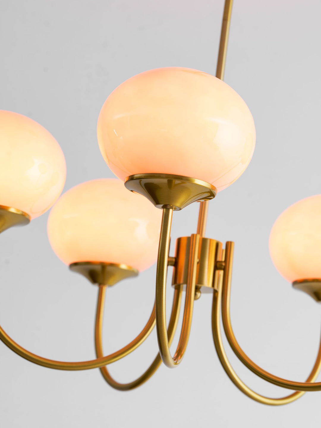 Blush Globe Chandelier