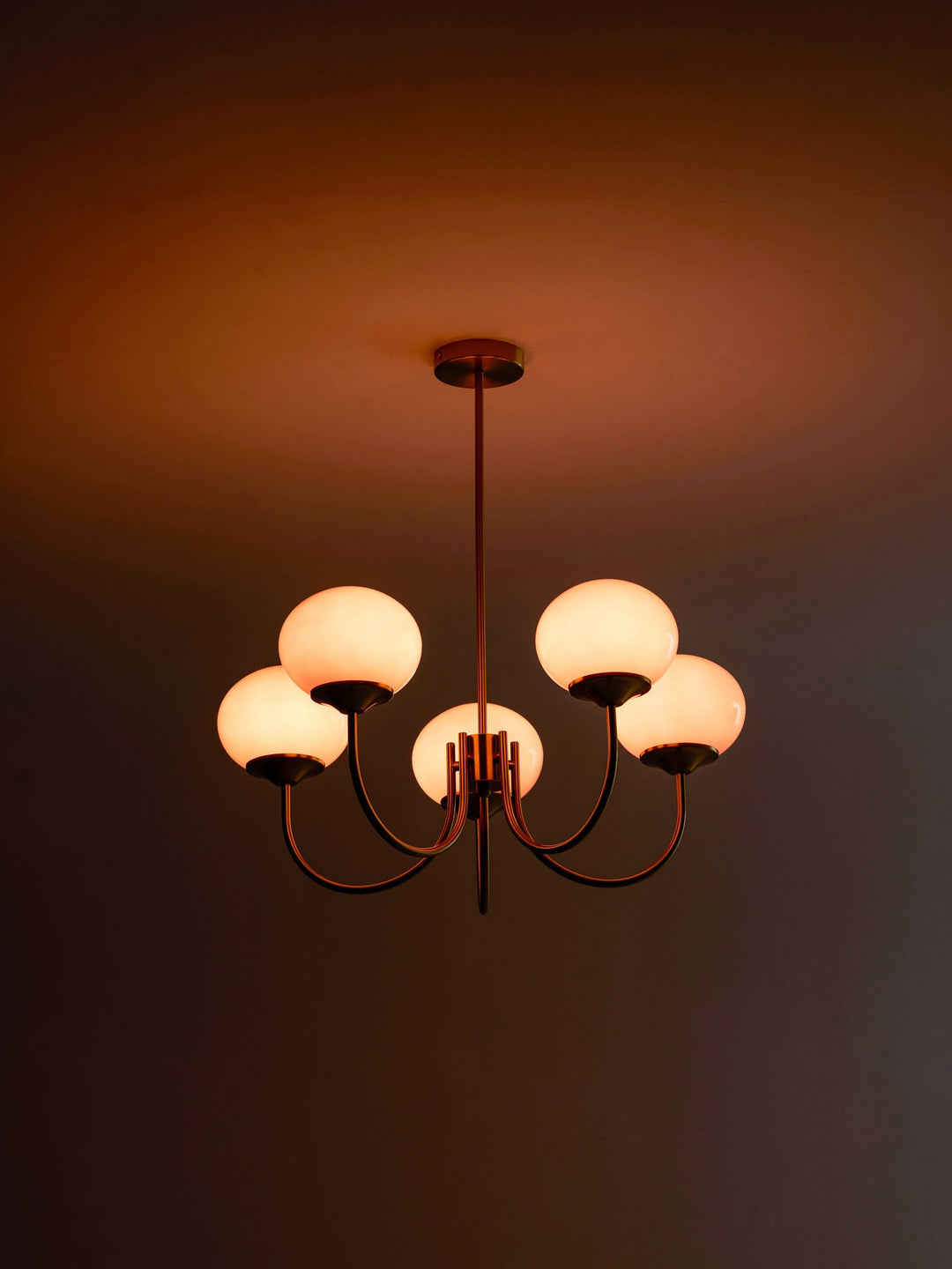 Blush Globe Chandelier