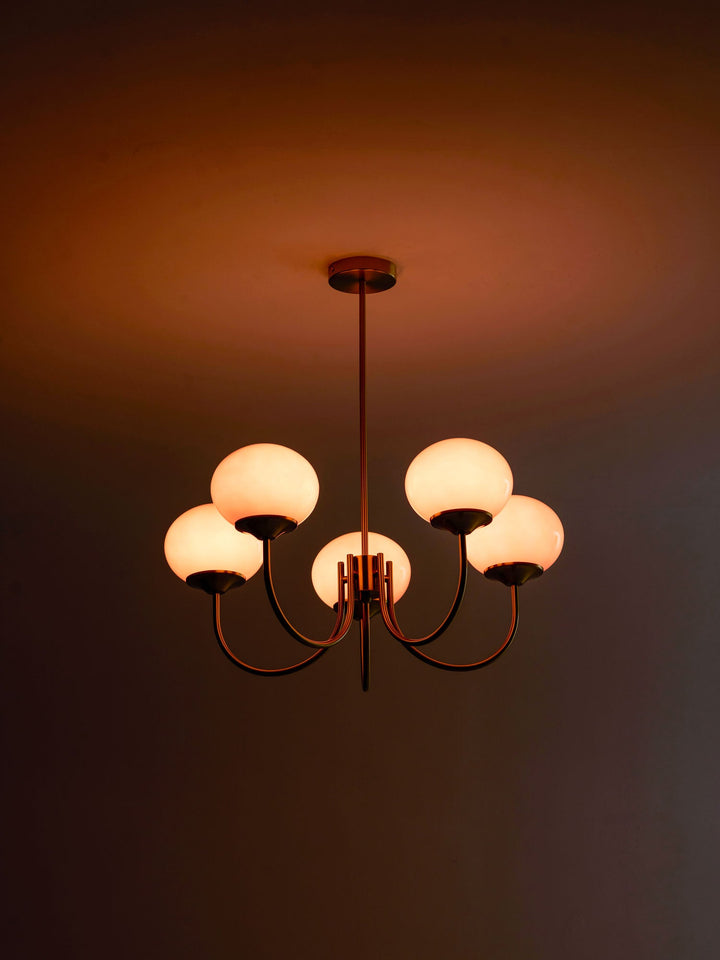 Blush Globe Chandelier
