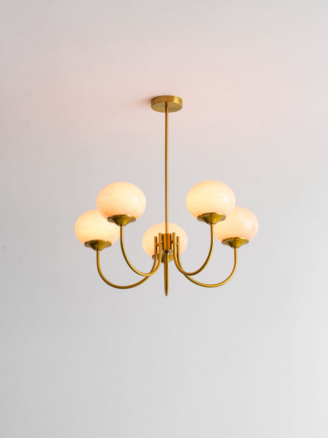 Blush Globe Chandelier