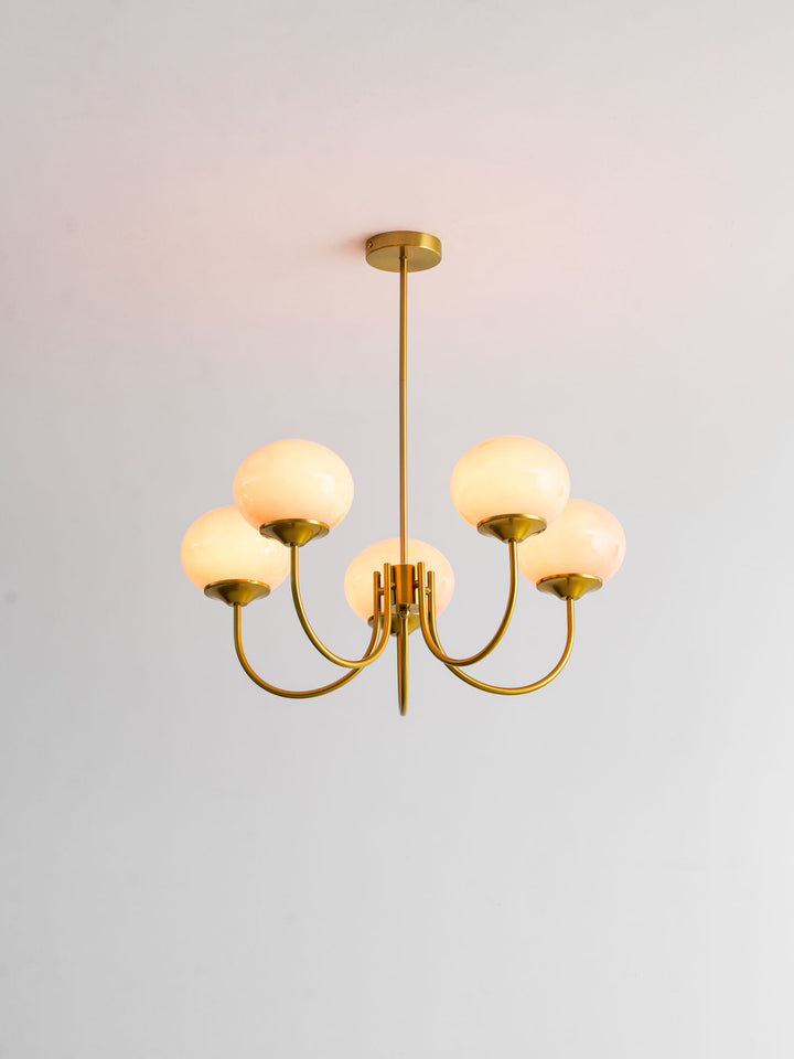 Blush Globe Chandelier