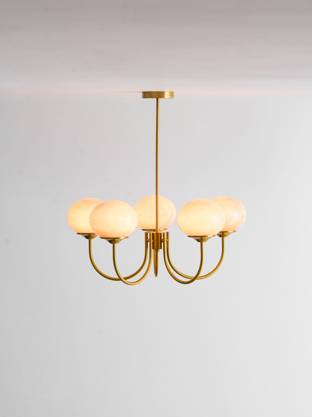 Blush Globe Chandelier