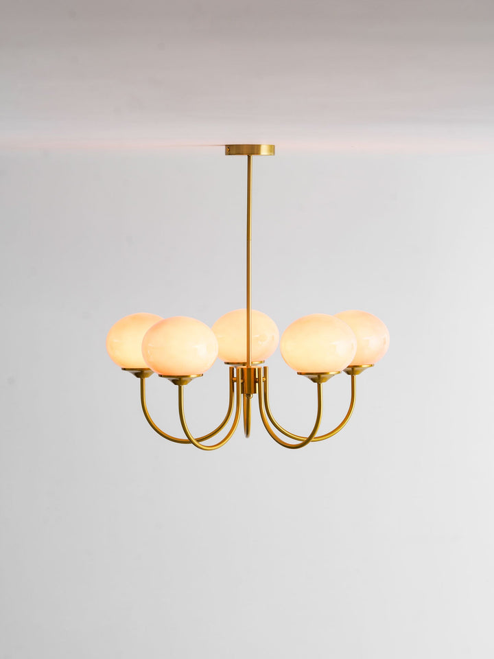 Blush Globe Chandelier