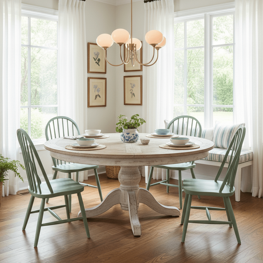 Blush Globe Chandelier