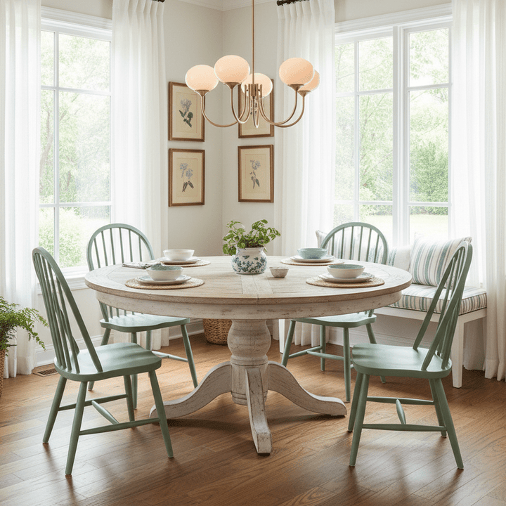 Blush Globe Chandelier
