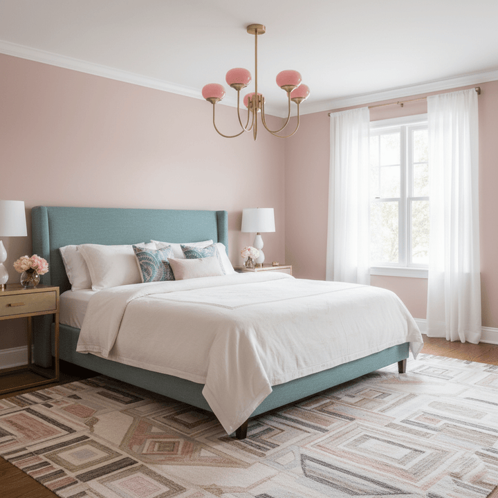 Blush Globe Chandelier