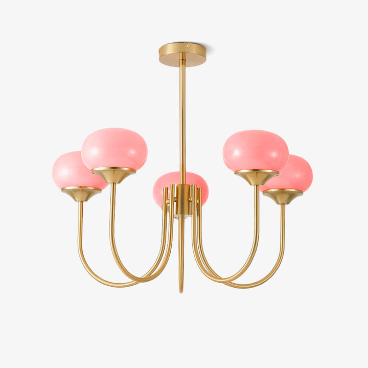 Blush Globe Chandelier