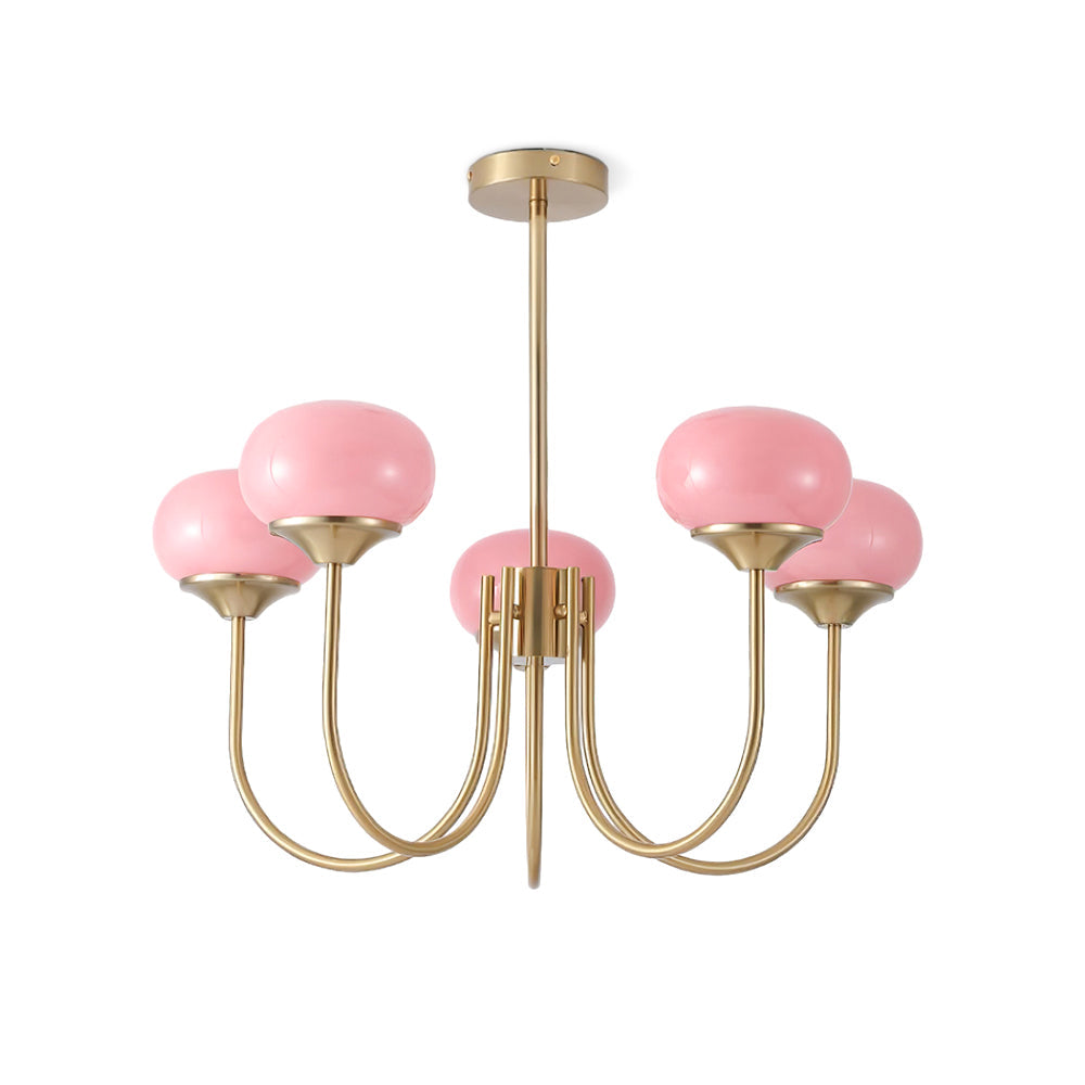 Blush Globe Chandelier