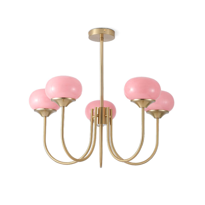 Blush Globe Chandelier