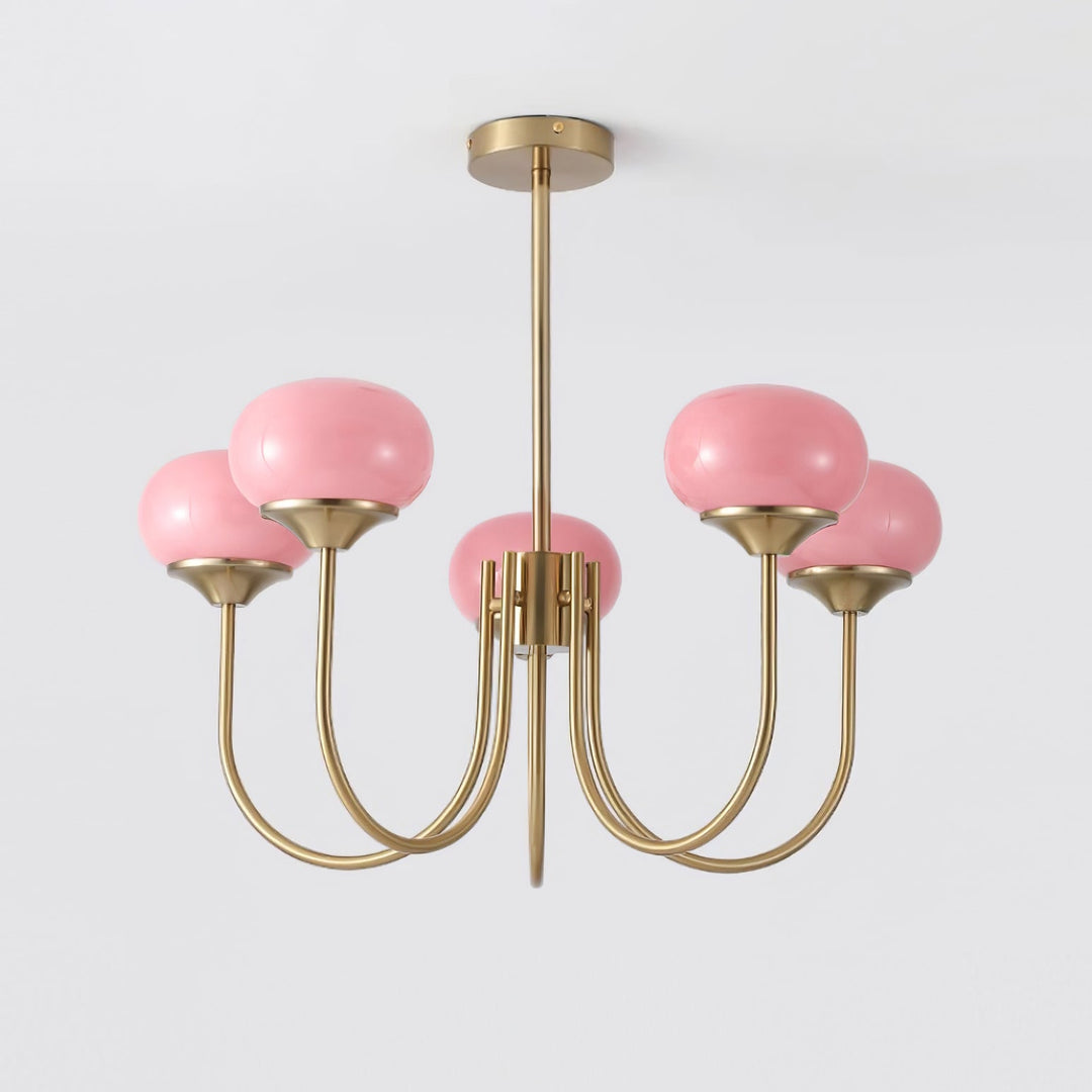 Blush Globe Chandelier