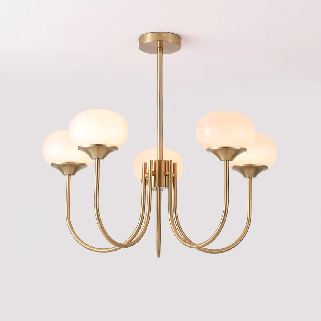 Blush Globe Chandelier