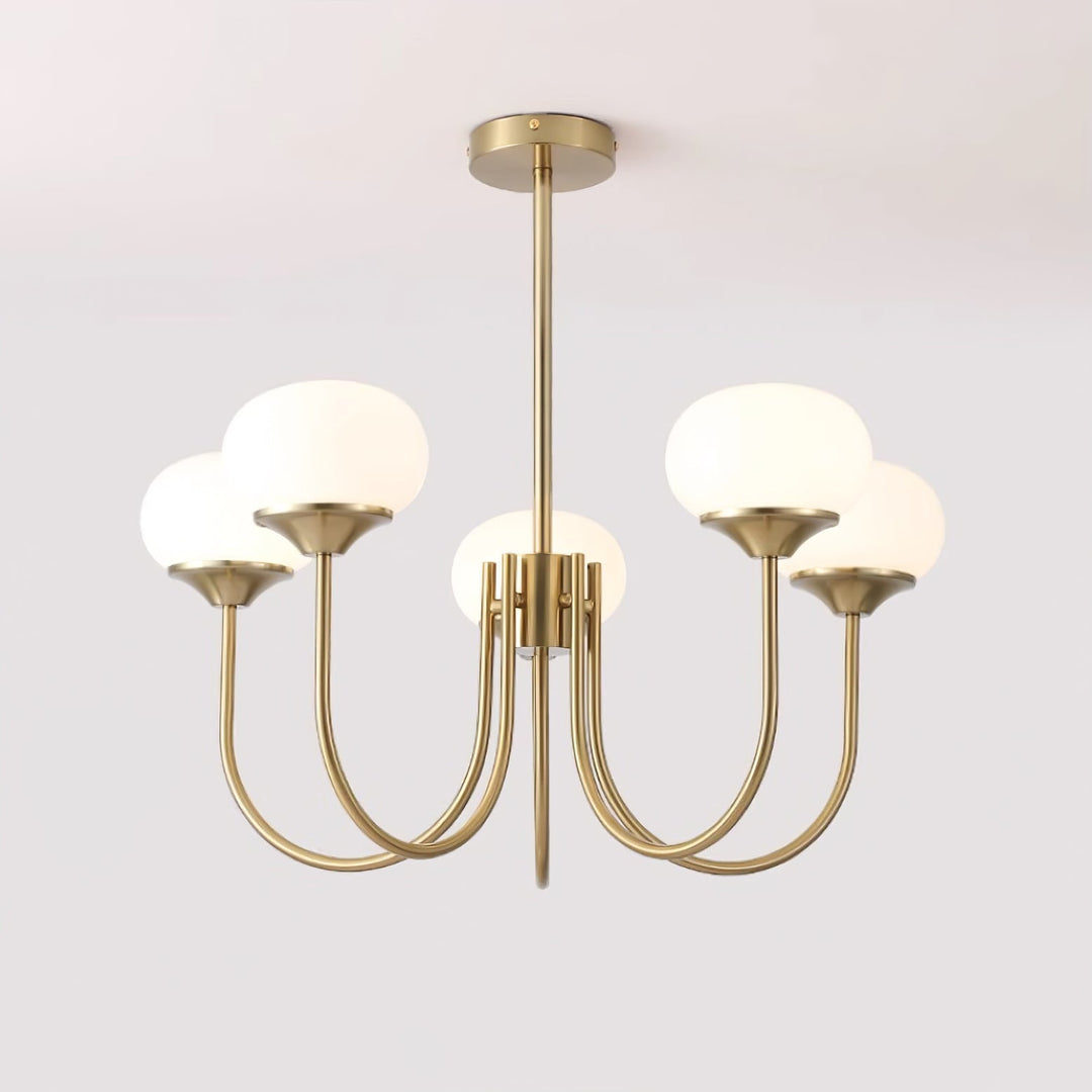 Blush Globe Chandelier