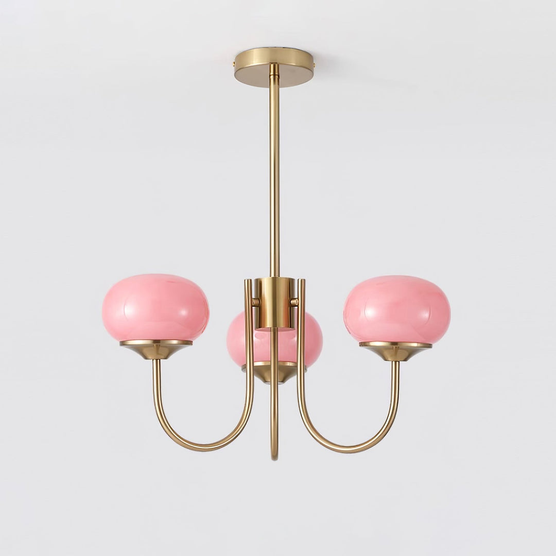 Blush Globe Chandelier