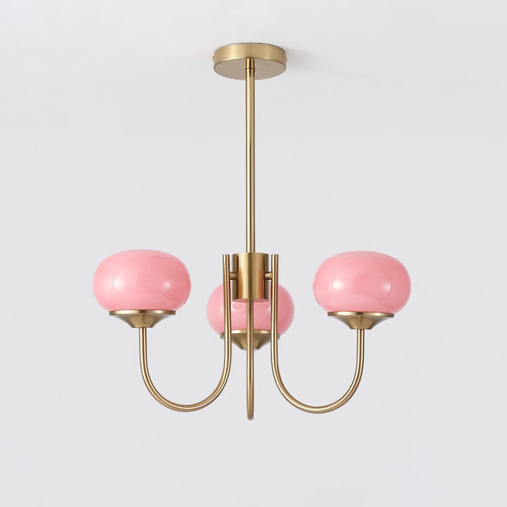 Blush Globe Chandelier