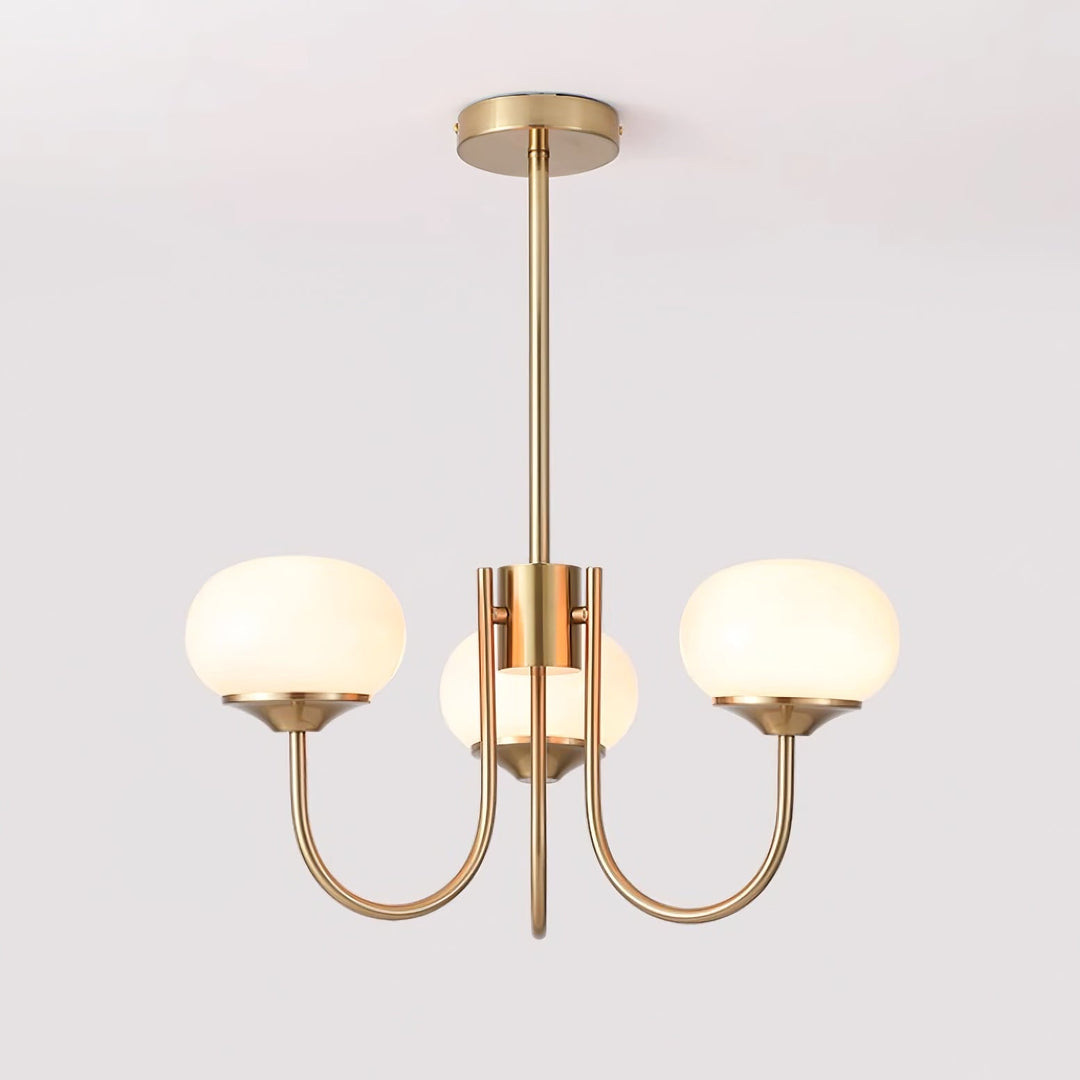 Blush Globe Chandelier