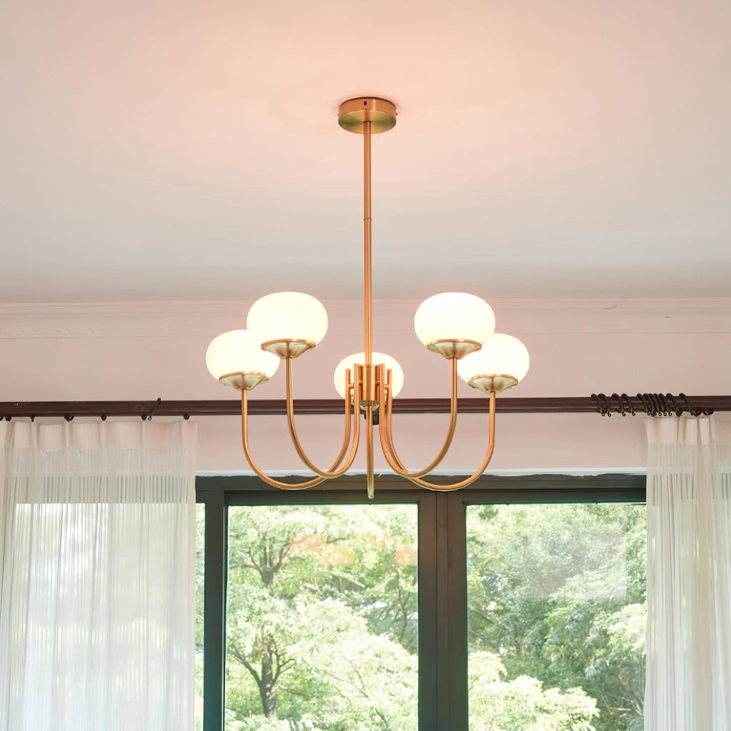 Blush Globe Chandelier