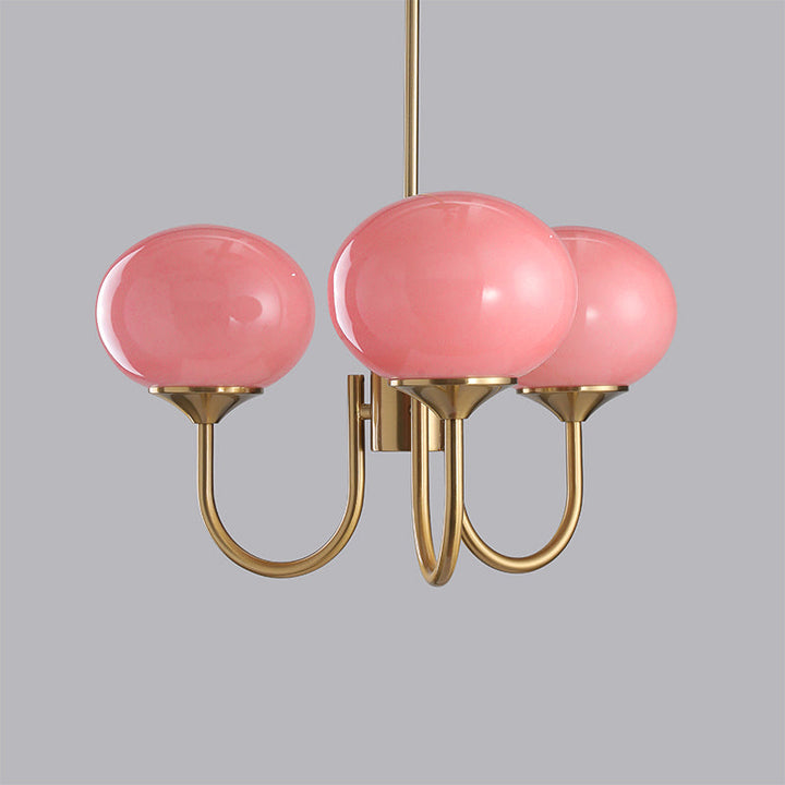 Blush Globe Chandelier