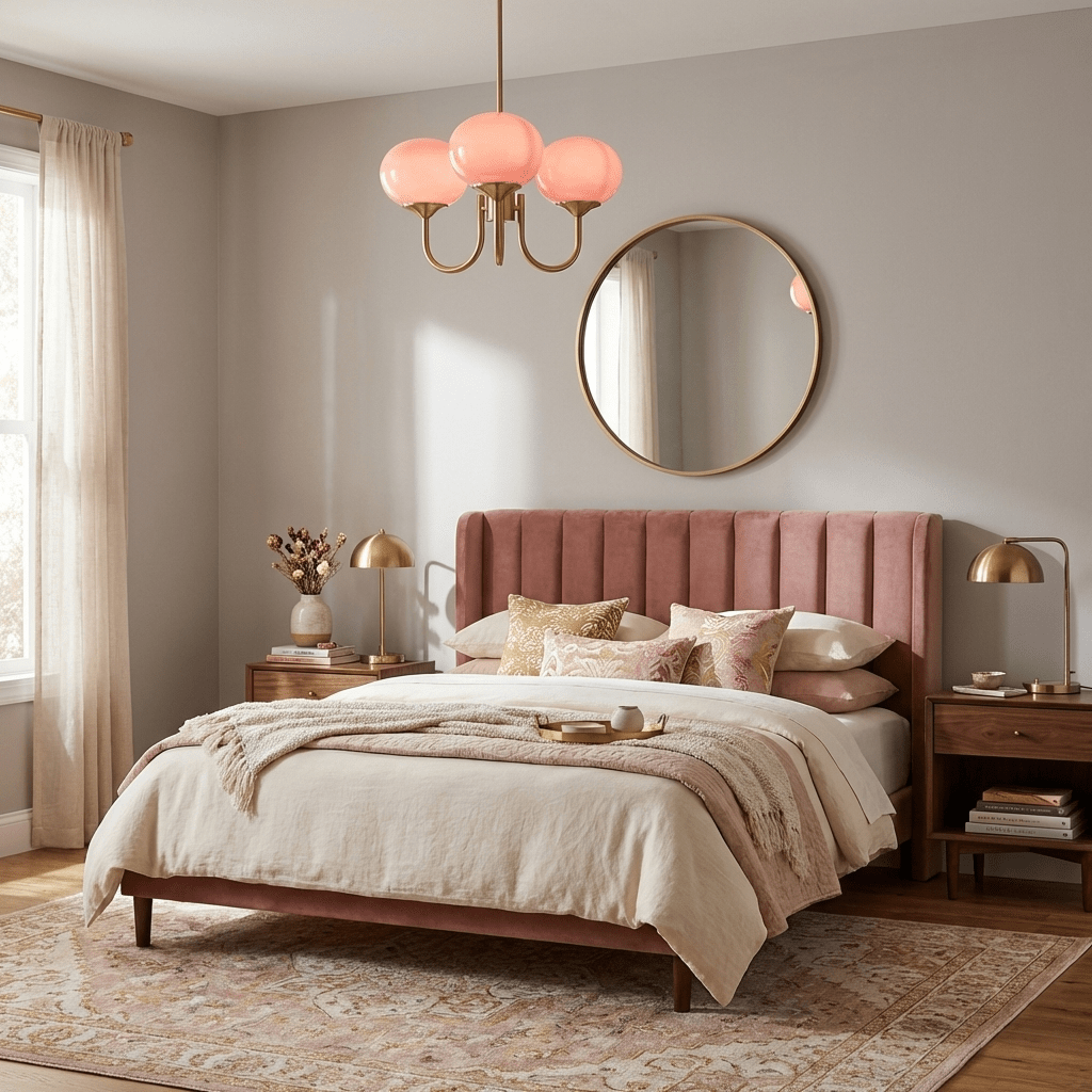 Blush Globe Chandelier