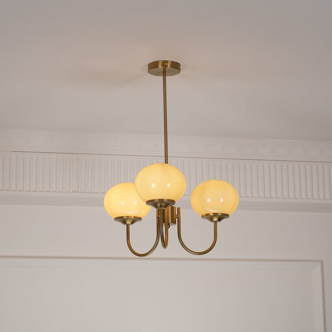 Blush Globe Chandelier