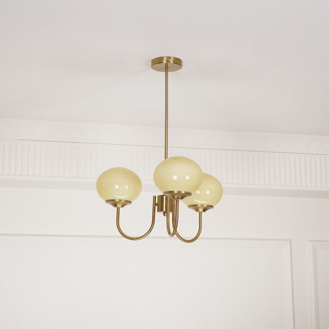 Blush Globe Chandelier