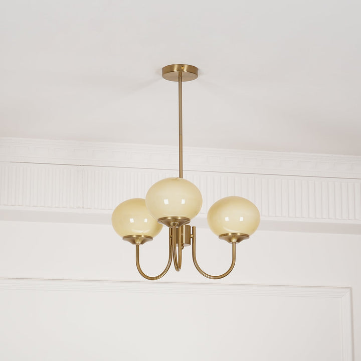 Blush Globe Chandelier
