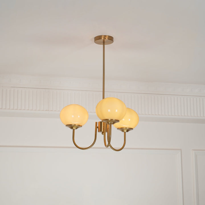 Blush Globe Chandelier