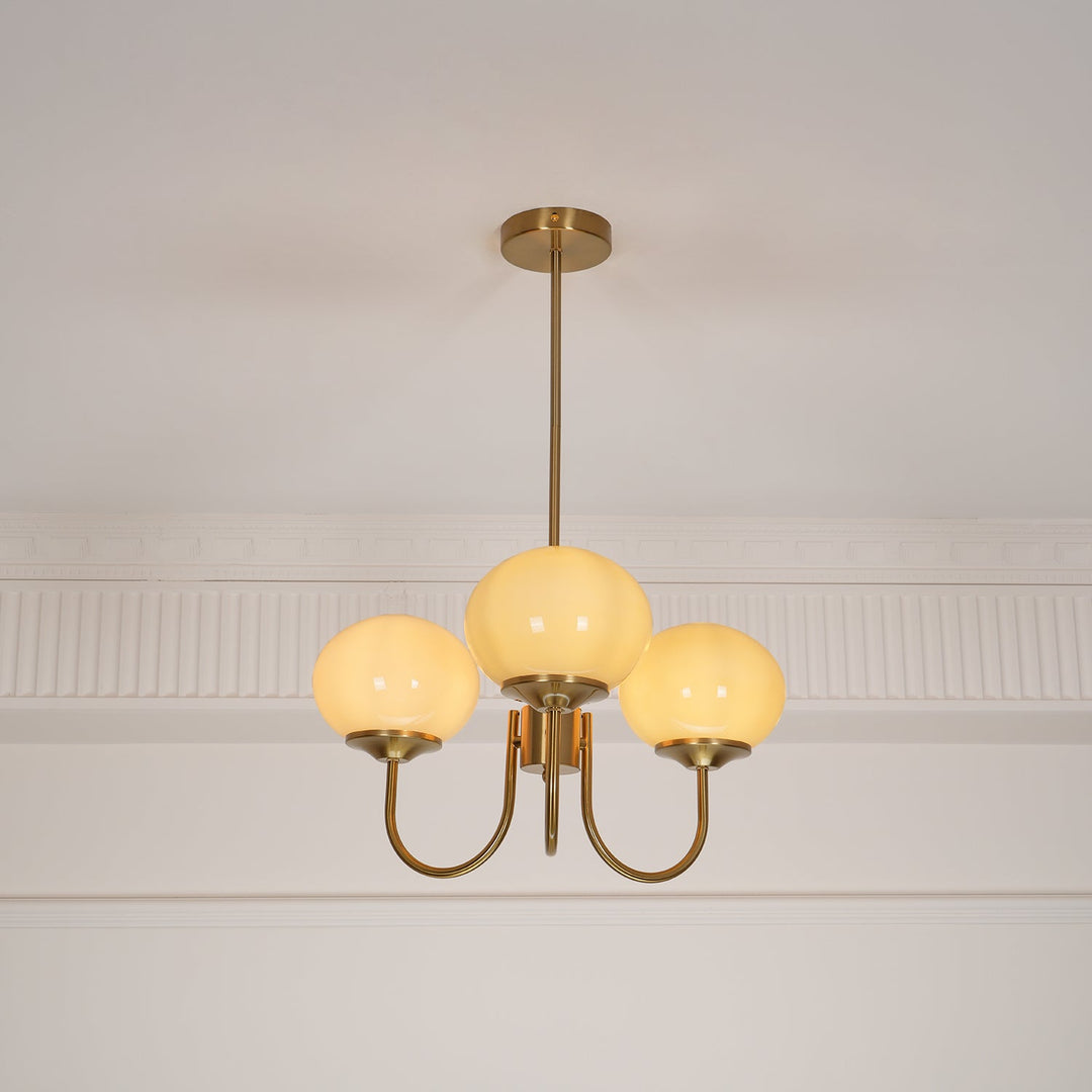 Blush Globe Chandelier