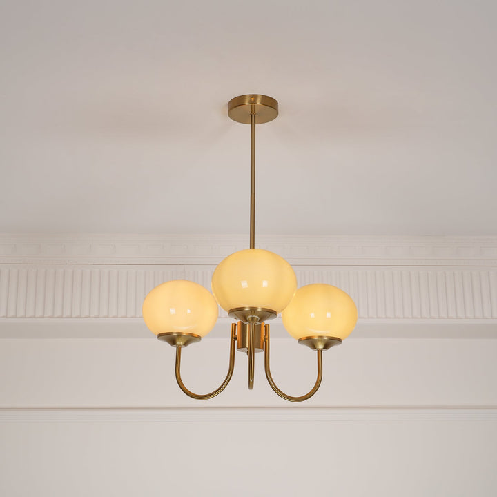 Blush Globe Chandelier