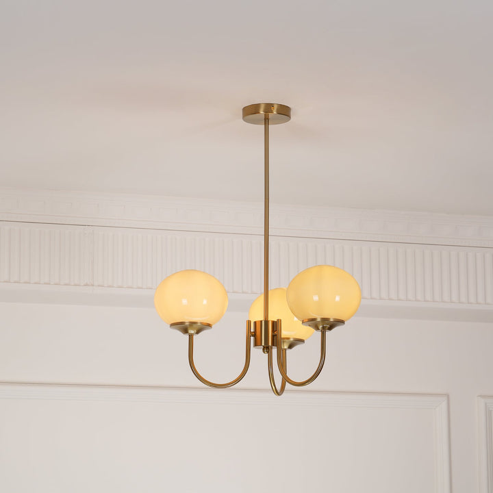 Blush Globe Chandelier