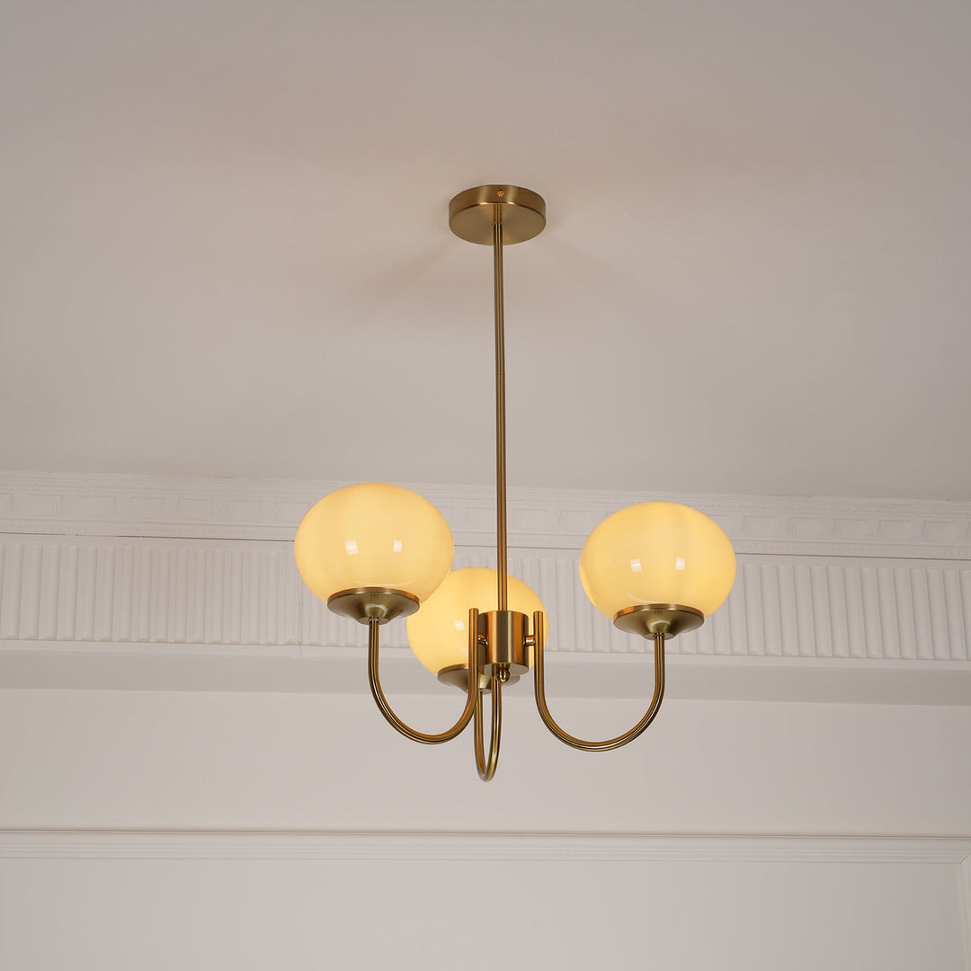 Blush Globe Chandelier