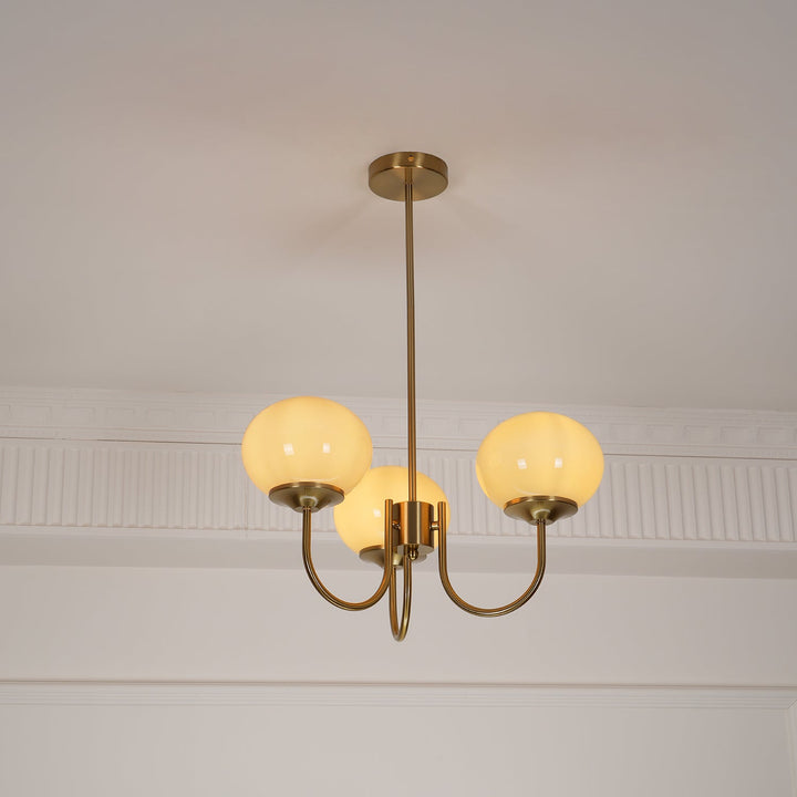 Blush Globe Chandelier