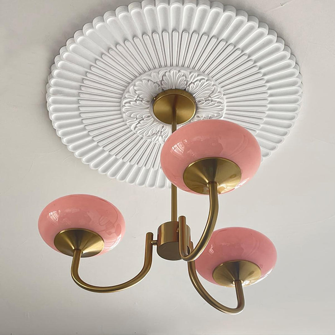 Blush Globe Chandelier
