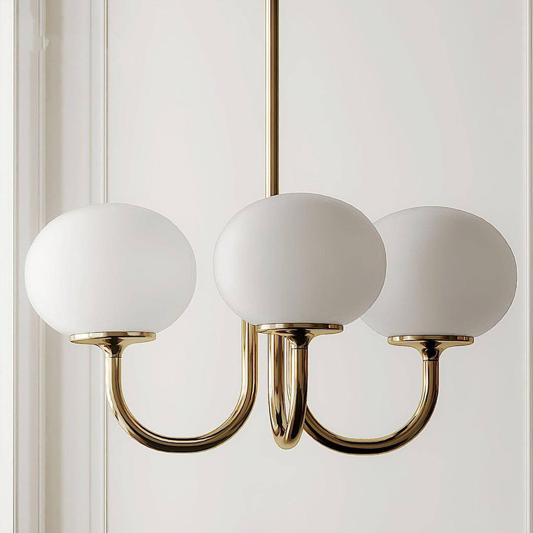 Blush Globe Chandelier
